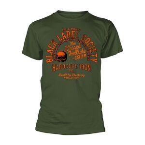 Black Label Society Unisex Adult Hardcore Iron T-Shirt / Military Green